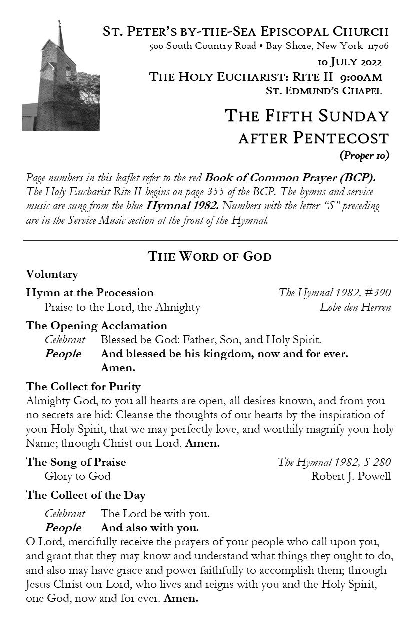 Pentecost 5C 07102022